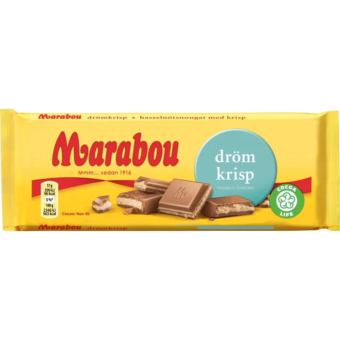 Chokladkaka Drömkrisp 100g Marabou
