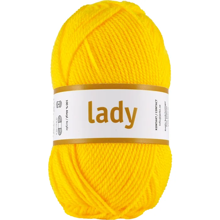Garn Lady Gul 50g Järbo
