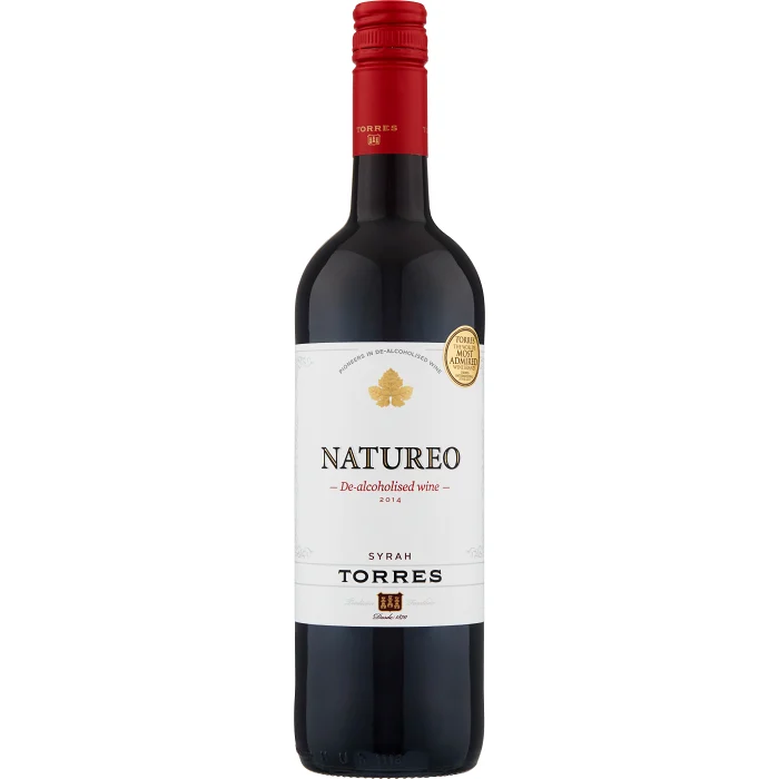 Natureo Syrah Rött vin Alkoholfri 75cl Torres