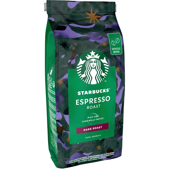 Kaffe Espresso Dark Hela Bönor 450g Starbucks