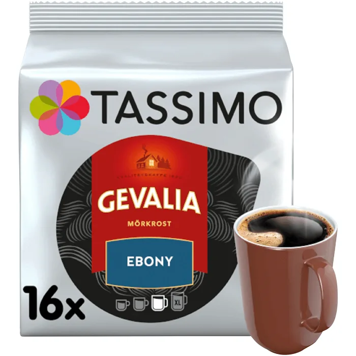 Kaffekapslar Gevalia Ebony 16st Tassimo