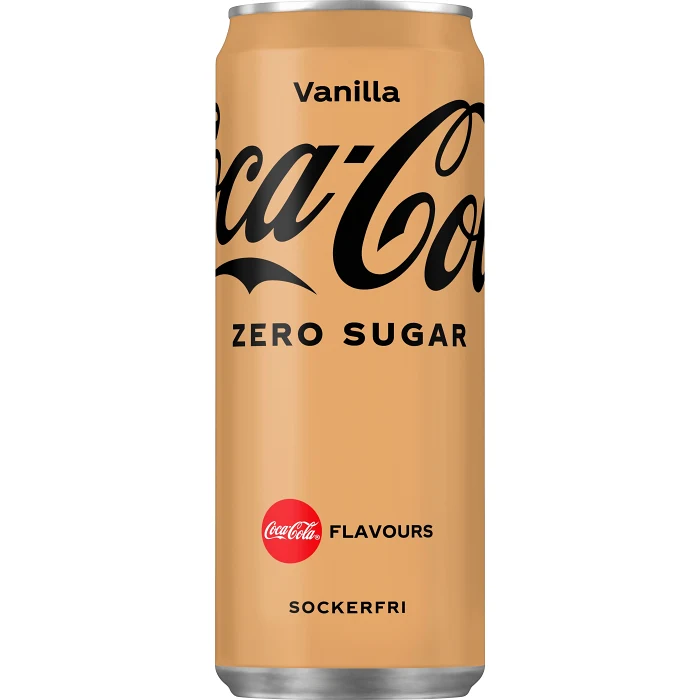 Läsk Vanilj Zero Coca-Cola 33cl