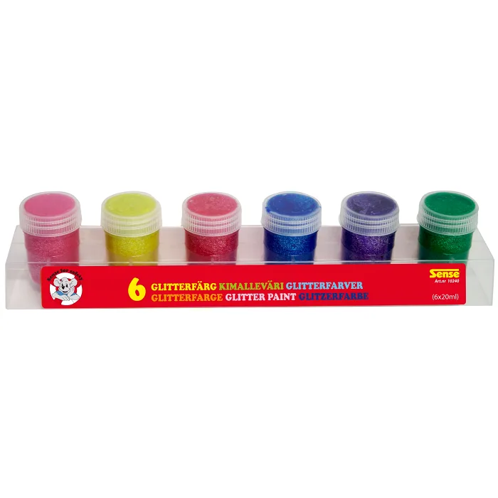 Glitter Vimpel Blå 6m