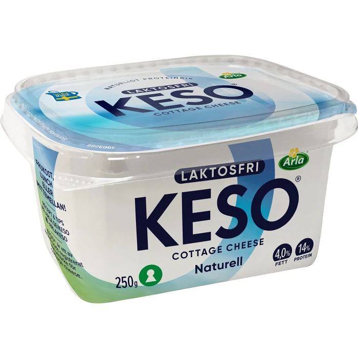 Cottage cheese 4% Laktosfri 250g KESO®