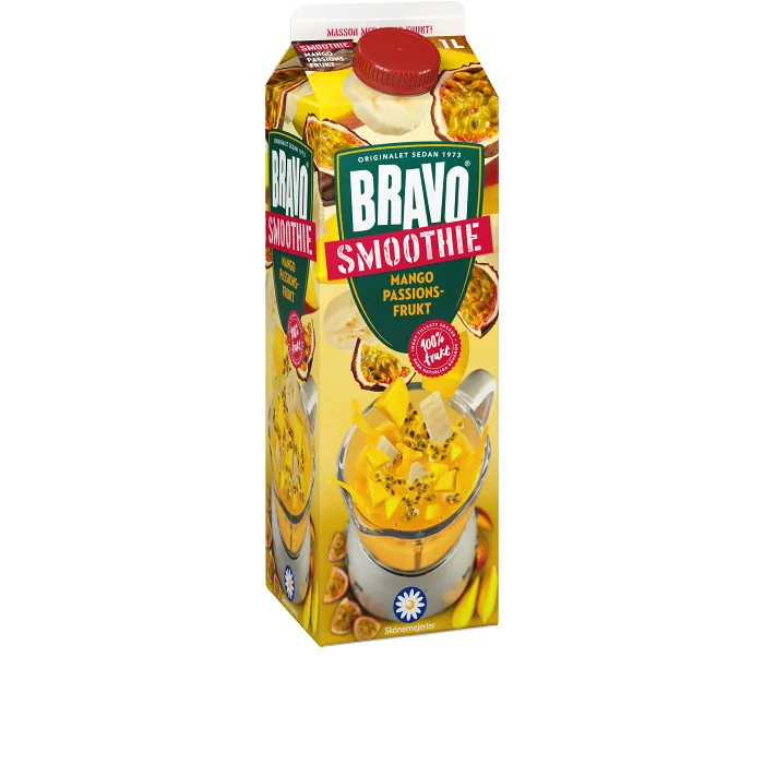 Smoothie Mango & Passionsfrukt 1l Bravo
