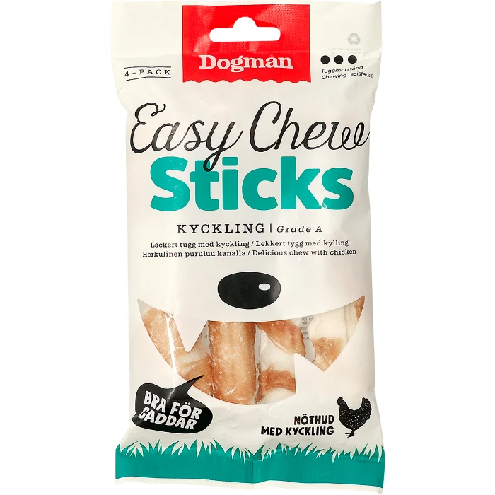 Easy chew sticks Kyckling 150g Dogman