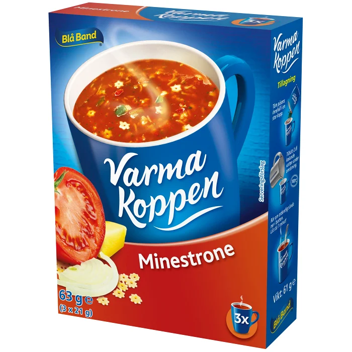 Minestronesoppa 3 portioner 6dl Varma Koppen