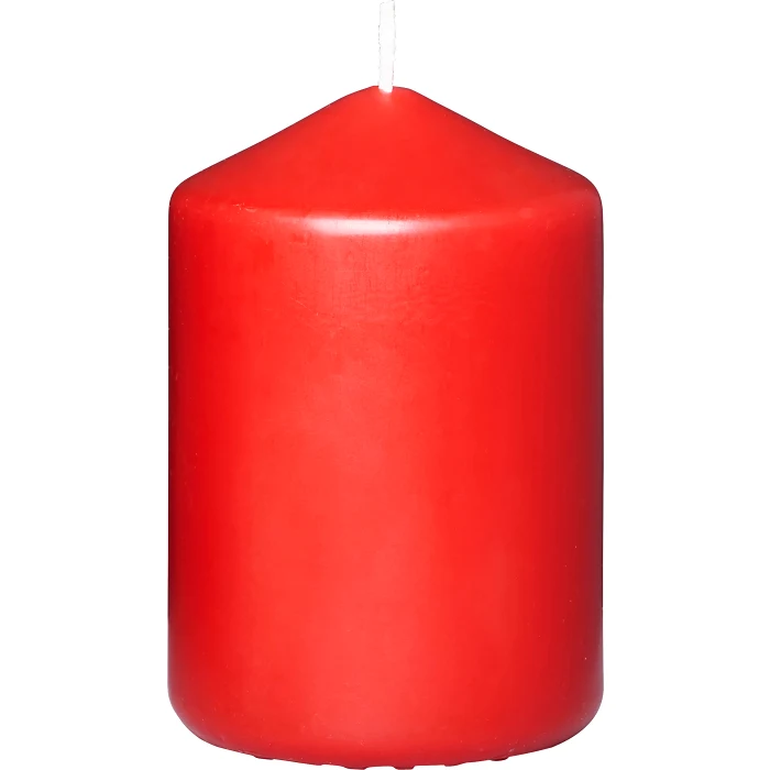 Blockljus Röd 10cm ICA