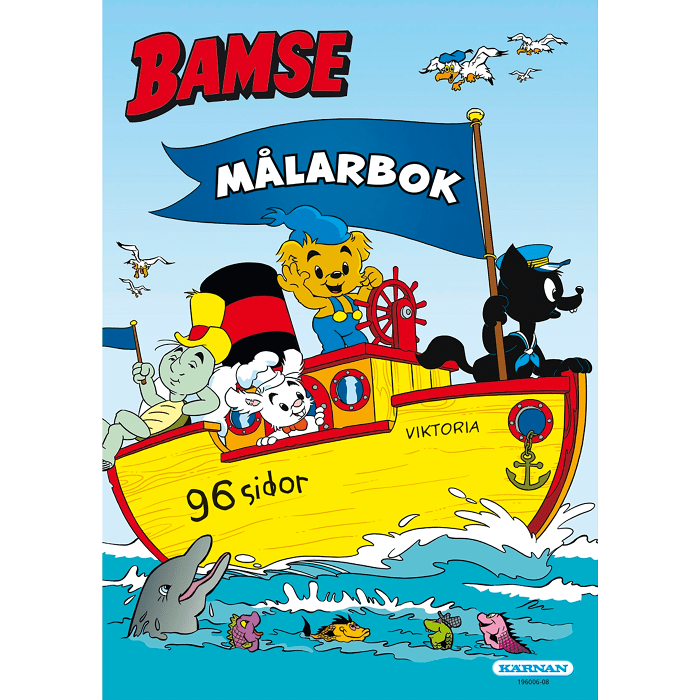 Målarbok Bamse