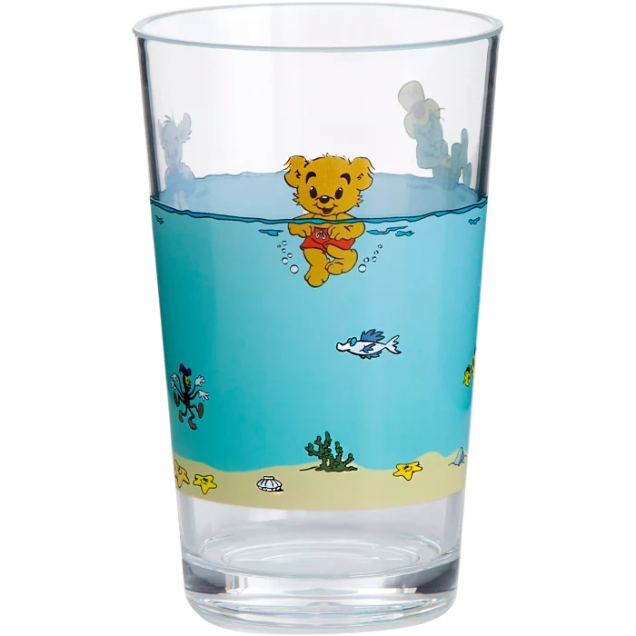 Dricksglas Bamse 7cm Rätt Start