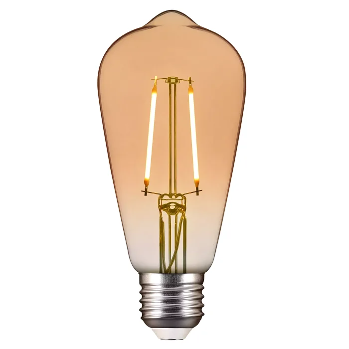 LED Dekorationsbelysning ST64 E27 Gold ICA