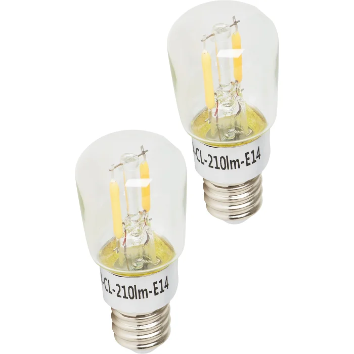 LED Päronlampa E14/11W 2-pack ICA