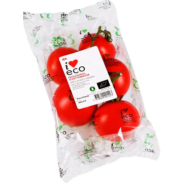 Kvisttomater 500g KRAV Klass 1 ICA I love eco