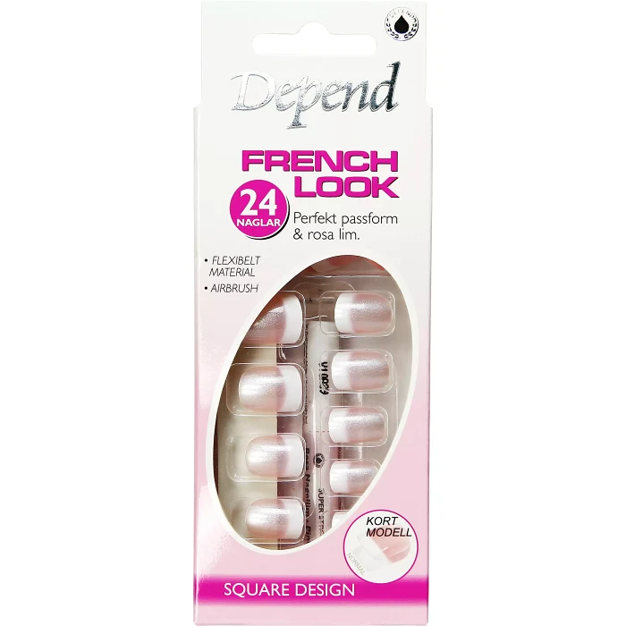 French look Lösnaglar 1-p Depend
