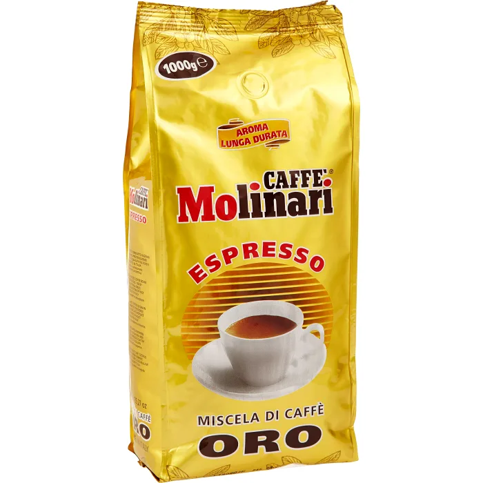Oro Espresso Hela bönor 1kg Caffe Molinari