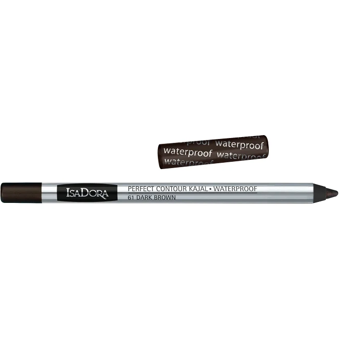 Perfect contour Waterproof Kajal 61 Dark brown IsaDora