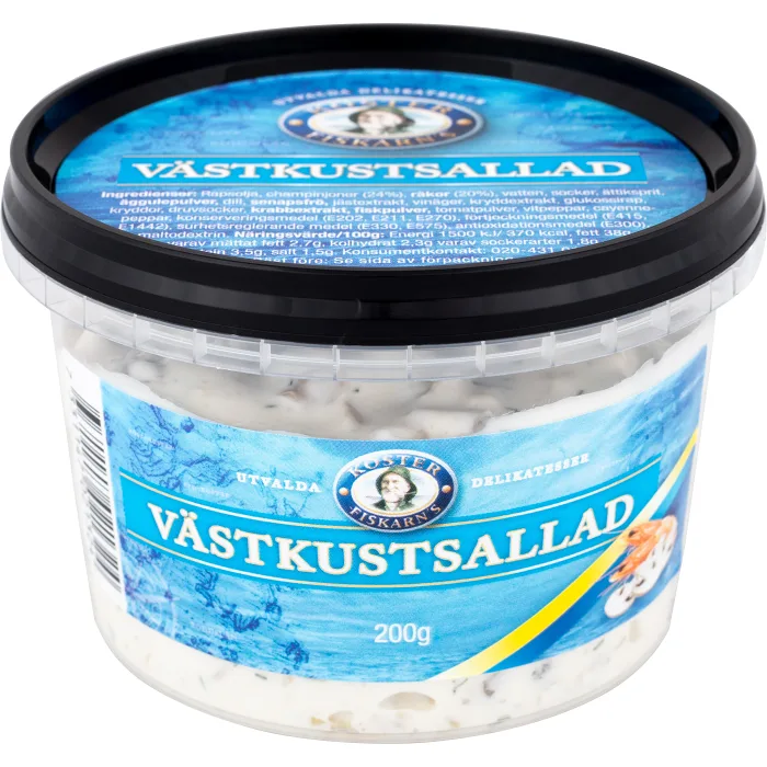 Västkustsallad 200g Kosterfiskarn