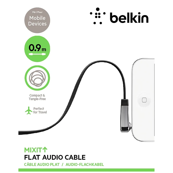 Kabel 3,5mm-3,5mm 90cm Belkin