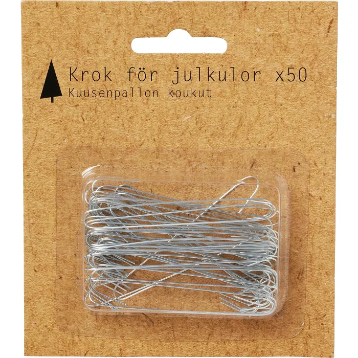 Krokar Julhängen Silver 50-p