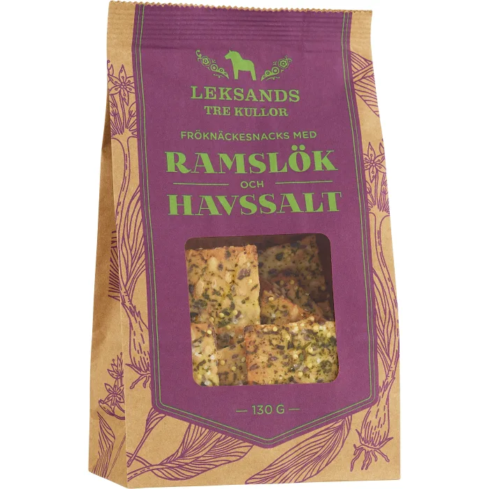 Fröknsnacks Ramslök & Havssalt 130g Leksands Tre Kullor