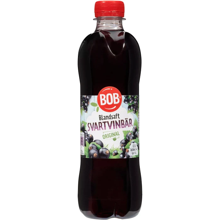 Blandsaft Svarta vinbär 500ml BOB