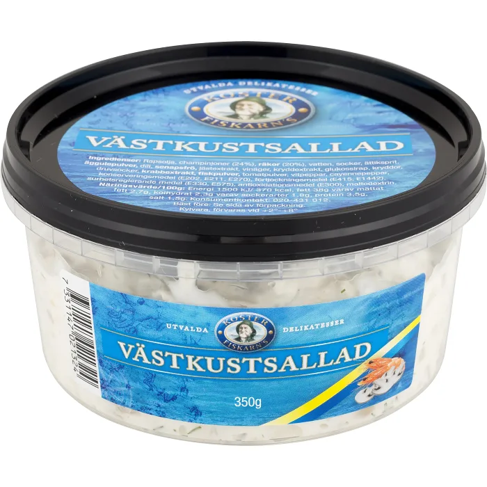 Västkustsallad 350g Kosterfiskarn