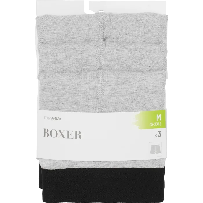 Boxer Ivar grå 3p XL mywear