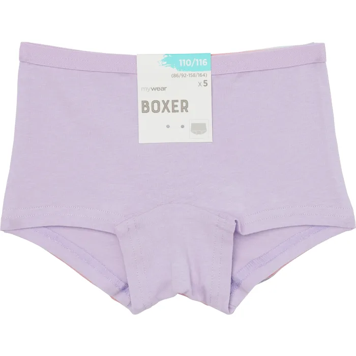 Boxer Gry rosa 5p 110/116 mywear