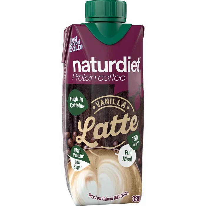 Vanilla Latte Protein Caffe 33cl Naturdiet