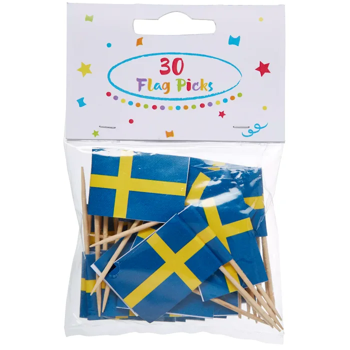 Tandpetare Svenska flaggan