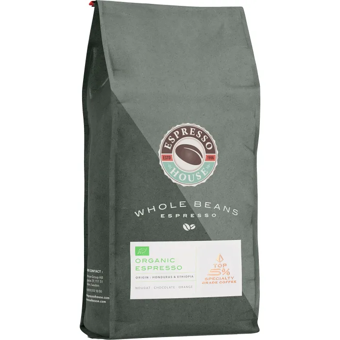 Espresso Whole Beans Organic 450g Espresso House
