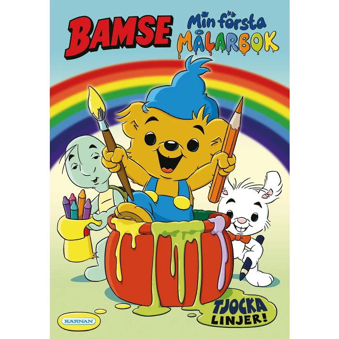 Bamse Min Första Målarbok