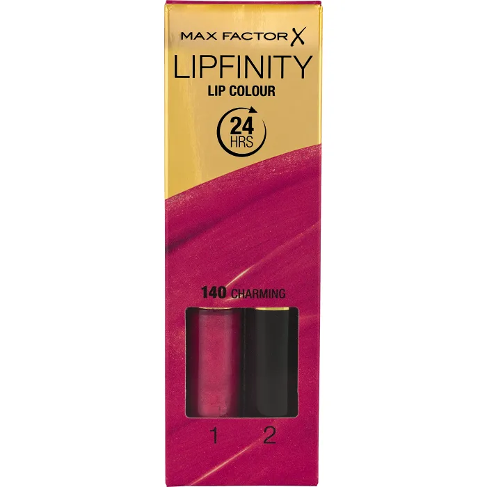 Lipfinity 140 Charming Läppfärg ca 2ml 2-p Max Factor