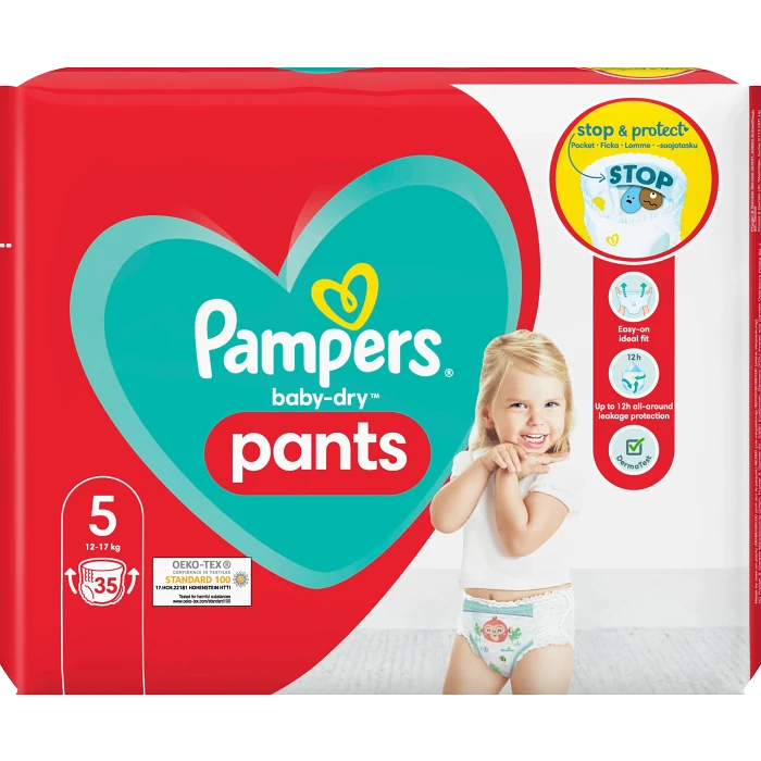 Byxblöjor Baby Dry Pants 5 12-17kg 35-p Pampers