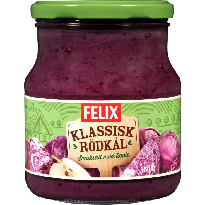 Klassisk Rödkål 550g Felix
