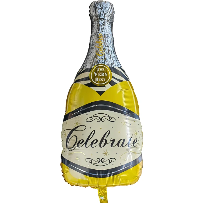 Folieballong Champagneflaska 50x100cm