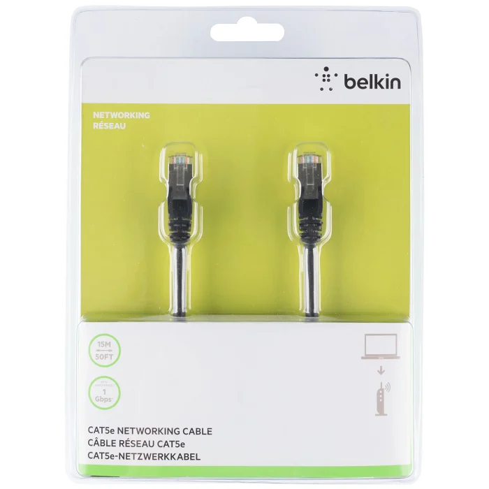 Nätverkskabel Grå 15m Belkin