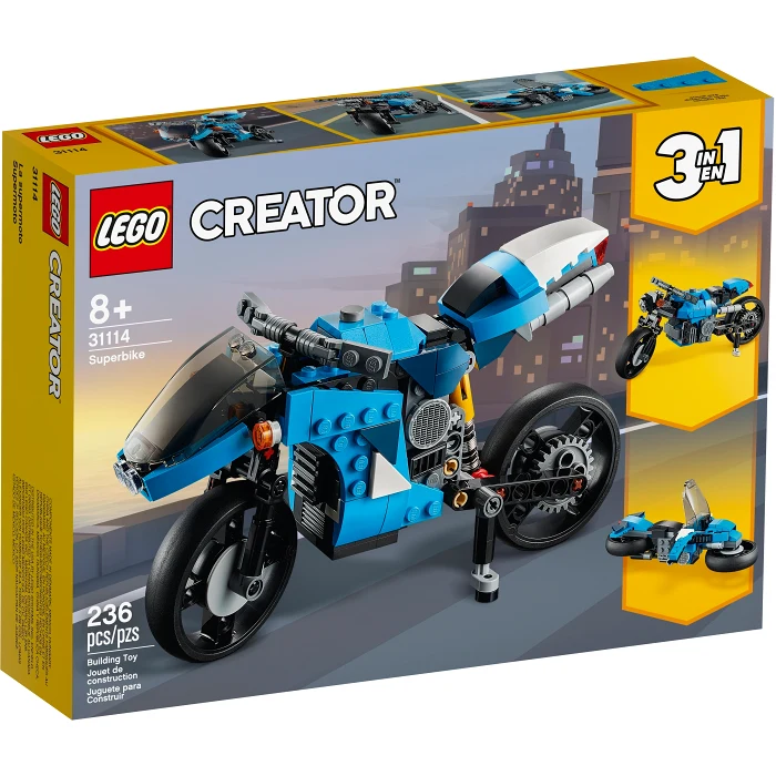 LEGO Creator Supermotorcykel 31114