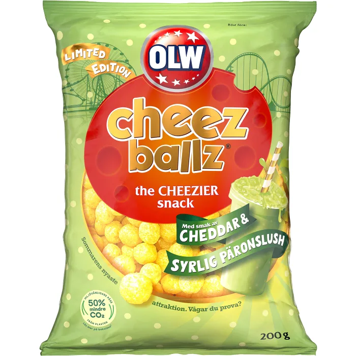 Cheez ballz Päronslush Cheddar 200g OLW
