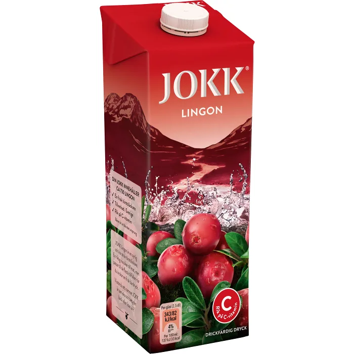 Lingondryck 1l Jokk