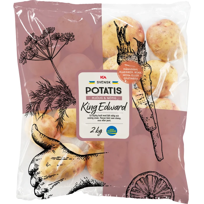 Potatis King Edward 2kg Klass 1 ICA