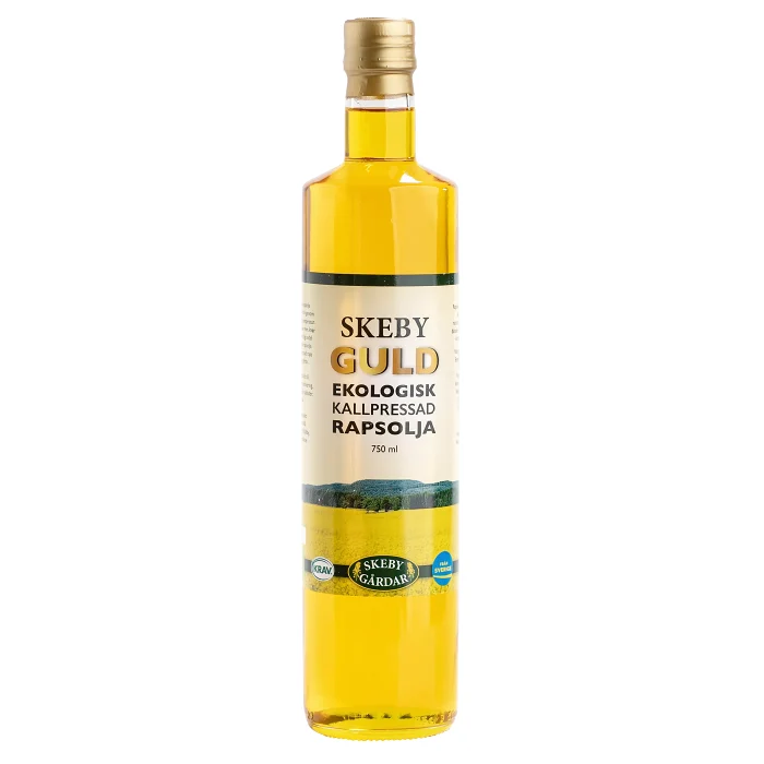 Kallpressad Rapsolja 750ml KRAV Skeby Guld