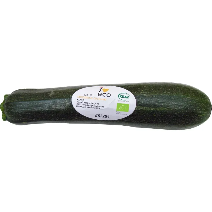 Zucchini Grön KRAV ca 275g Klass 1 ICA     