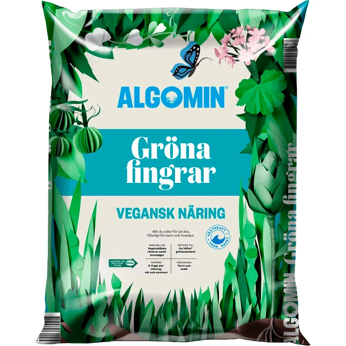 Växtnäring Vegansk Gröna fingrar Krav 4kg