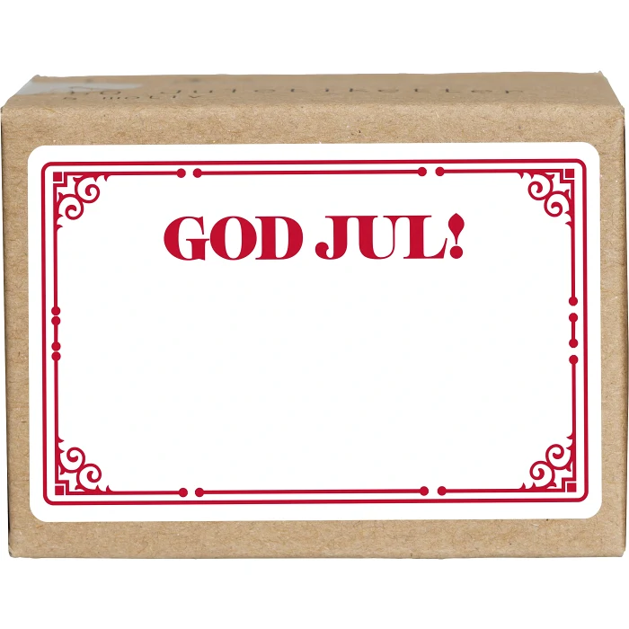 Juletiketter God jul 50 st