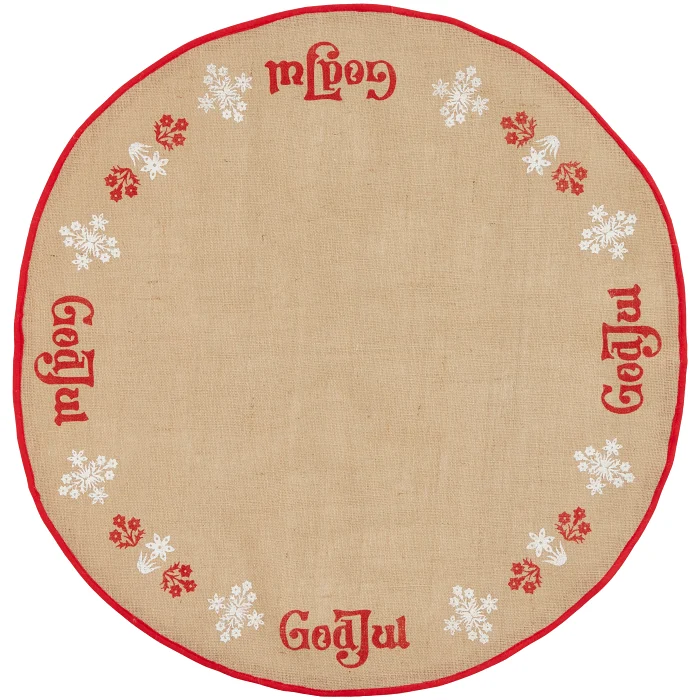 Julgransmatta God Jul ICA