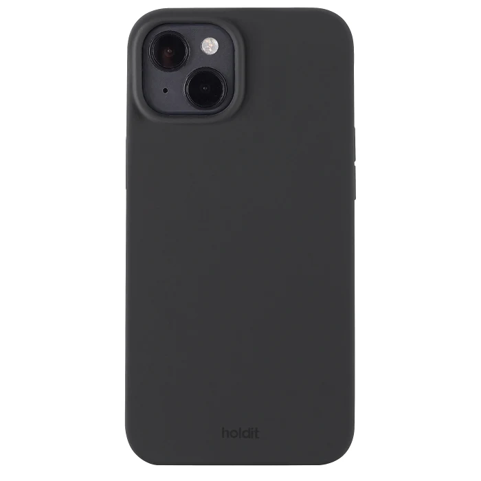 Skal iPh14 Max Svart silikon holdit