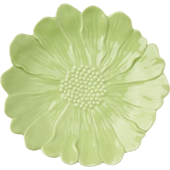 Fat Blomma grön 20,5cm ICA