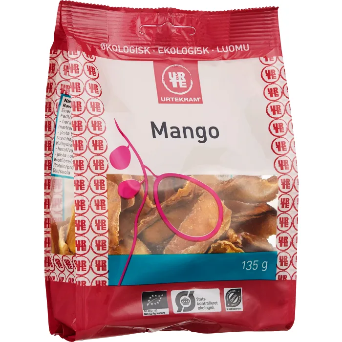 Mango Soltorkad Ekologisk 135g Urtekram