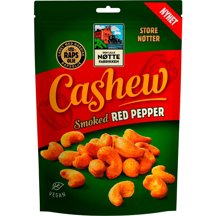 Cashew Smoked Red Pepper 150g Den Lille Nöttefabrikken